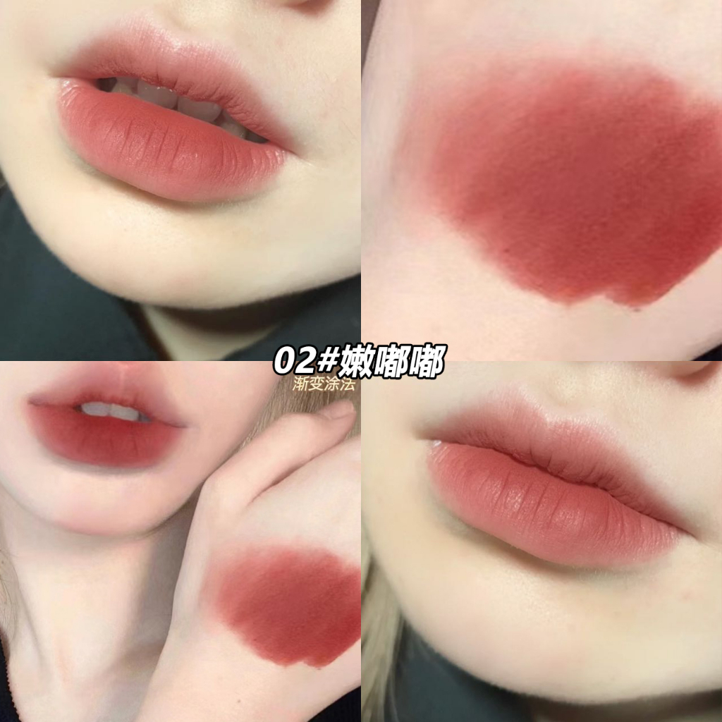 Son Môi GEGE BEAR cute rabbit velvet lip mud Dạng Lỏng Lâu Trôi Chống Thấm Nước Màu Nhung Mờ Thời Trang Cho Nữ