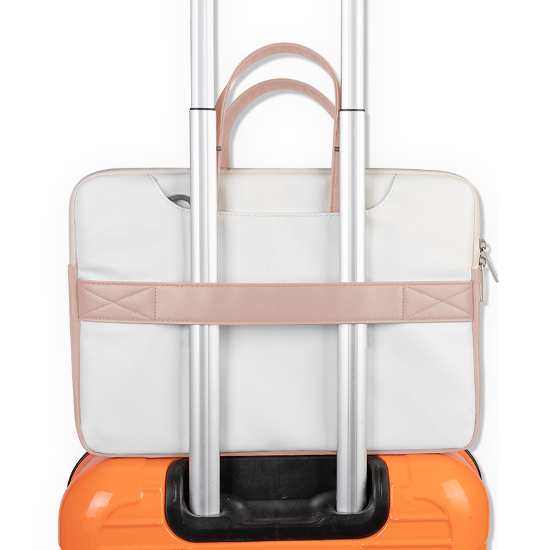 ☆ Gói điện miễn phí ☆Túi đựng laptop gấu dâu hồng cho bé gái và bé trai 12 13 14 15 16 17 inch Túi xách Sứ giả