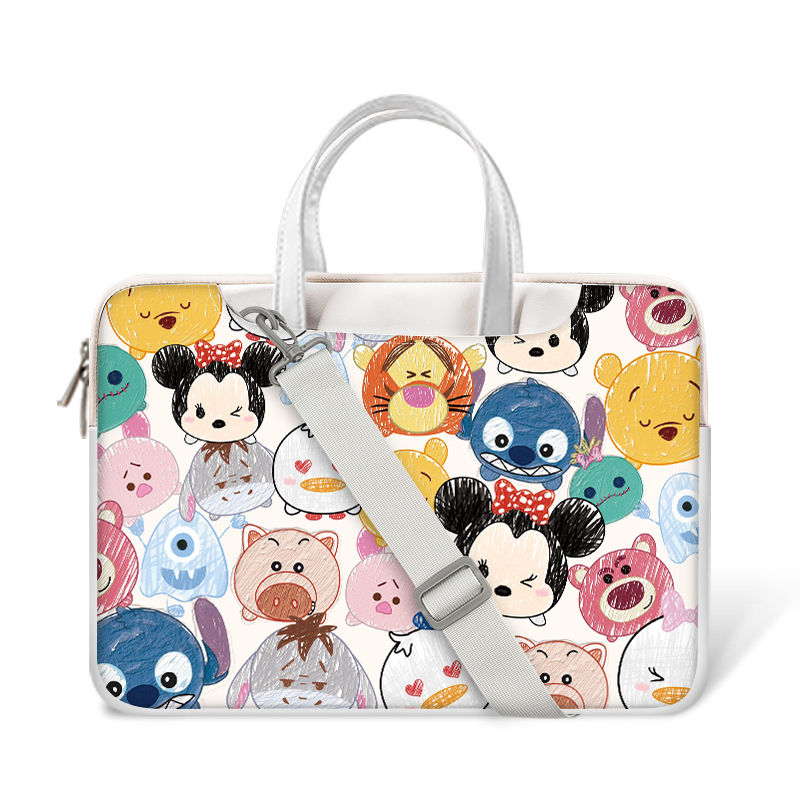 ☆ Gói điện miễn phí ☆Túi đựng laptop hoạt hình dễ thương cho bé gái và bé trai 12 13 14 15 16 17 inch Túi xách Sứ giả