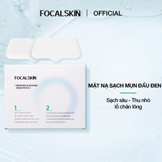 FOCALSKIN Bộ mặt nạ mụn đầu đen nhẹ nhàng loại bỏ mụn đầu đen thông thoáng lcl 5 miếng/1 miếng.