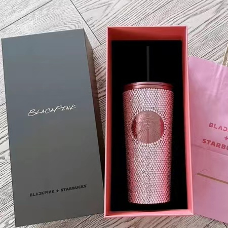 Bình Nước Giữ Nhiệt In Hình Nhóm Nhạc blackpink Kèm Ống Hút 2023