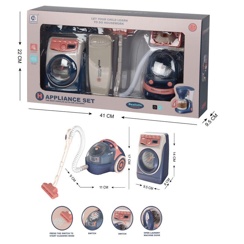 Bộ Đồ Chơi Máy Giặt Điện Tử Mini Cho Bé Trai Bé Gái
