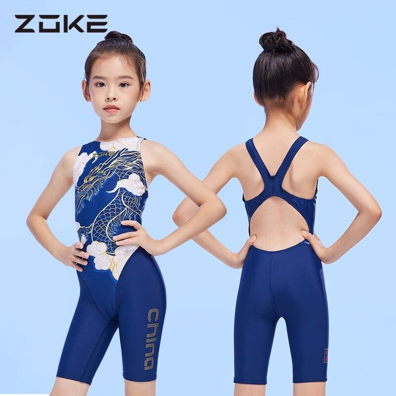 Zoke Bộ Đồ Bơi Một Mảnh Khô Nhanh Chuyên Nghiệp Cho Bé Gái