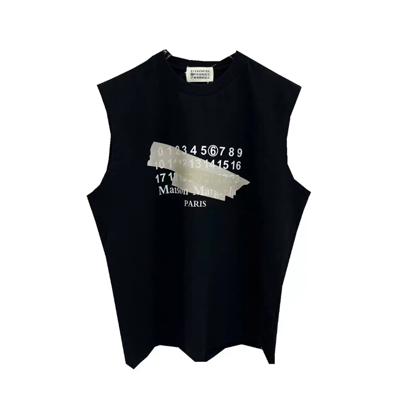 Áo Sát Nách unisex Bằng Vải cotton Chải Kỹ Nặng 240g 32s In Chữ Phong Cách Đường Phố Mới