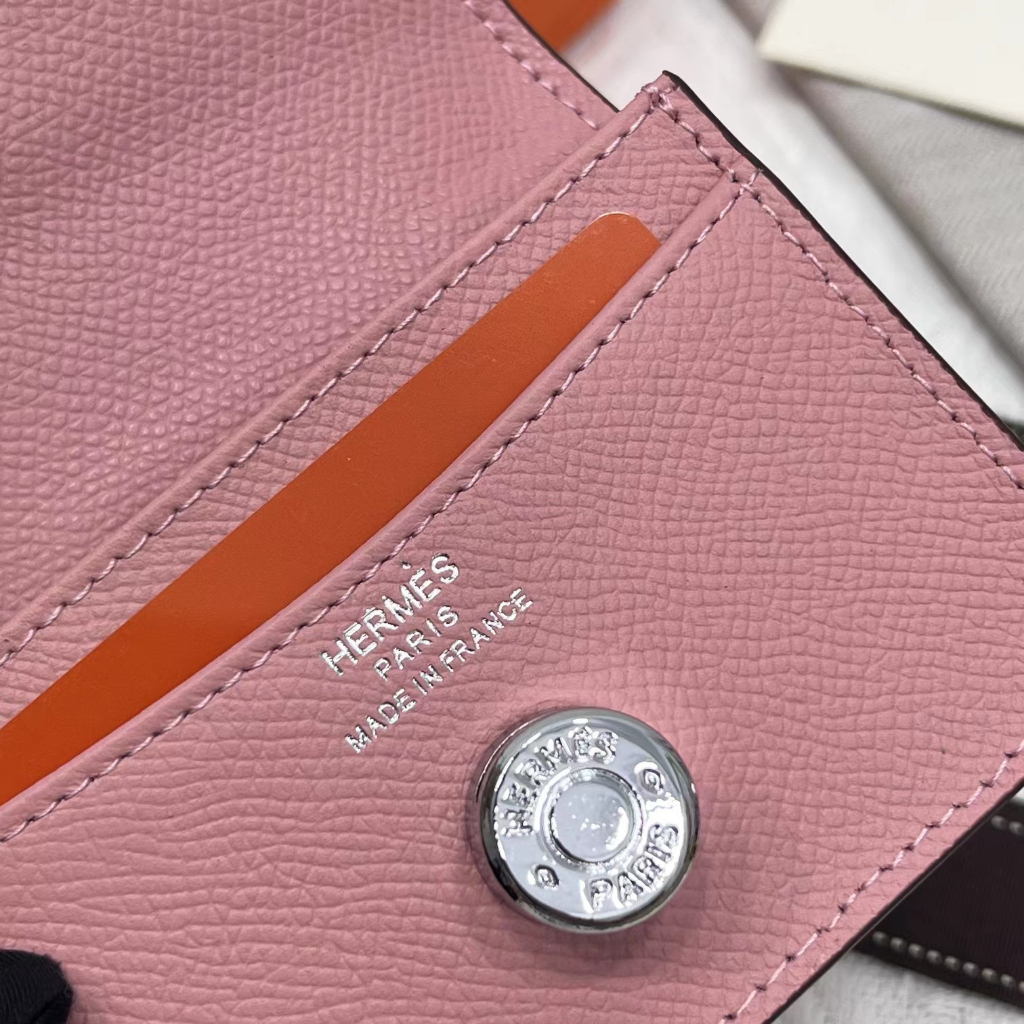 Ví Đựng Thẻ Bằng Bạc Họa Tiết Bàn Tay hermes Mã 5121