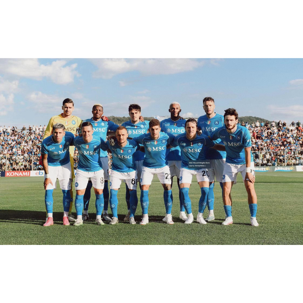 Áo Bóng Đá Sân Nhà Câu Lạc Bộ napoli Mùa Giải 23 / 24 Size s-4xl
