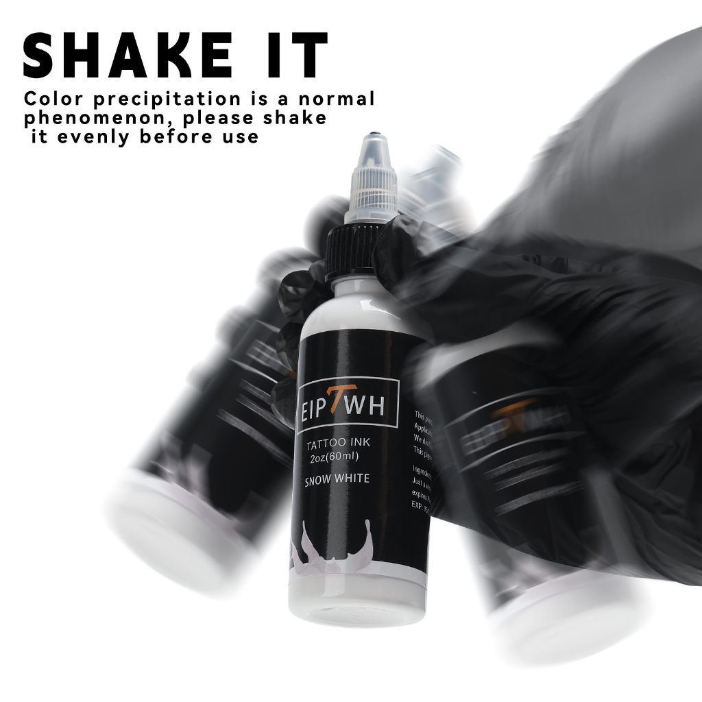 Mực xăm sắc tố 60ml Dễ dàng tô màu An toàn Sắc tuyệt vời Nguồn cung cấp hình lâu dài