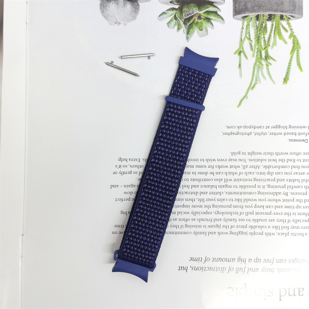 Dây Đeo nylon Cho Đồng Hồ Thông Minh Samsung Galaxy Watch 6 5 Pro 4 44mm 40mm 45mm Classic 47mm 43mm 42mm 46mm