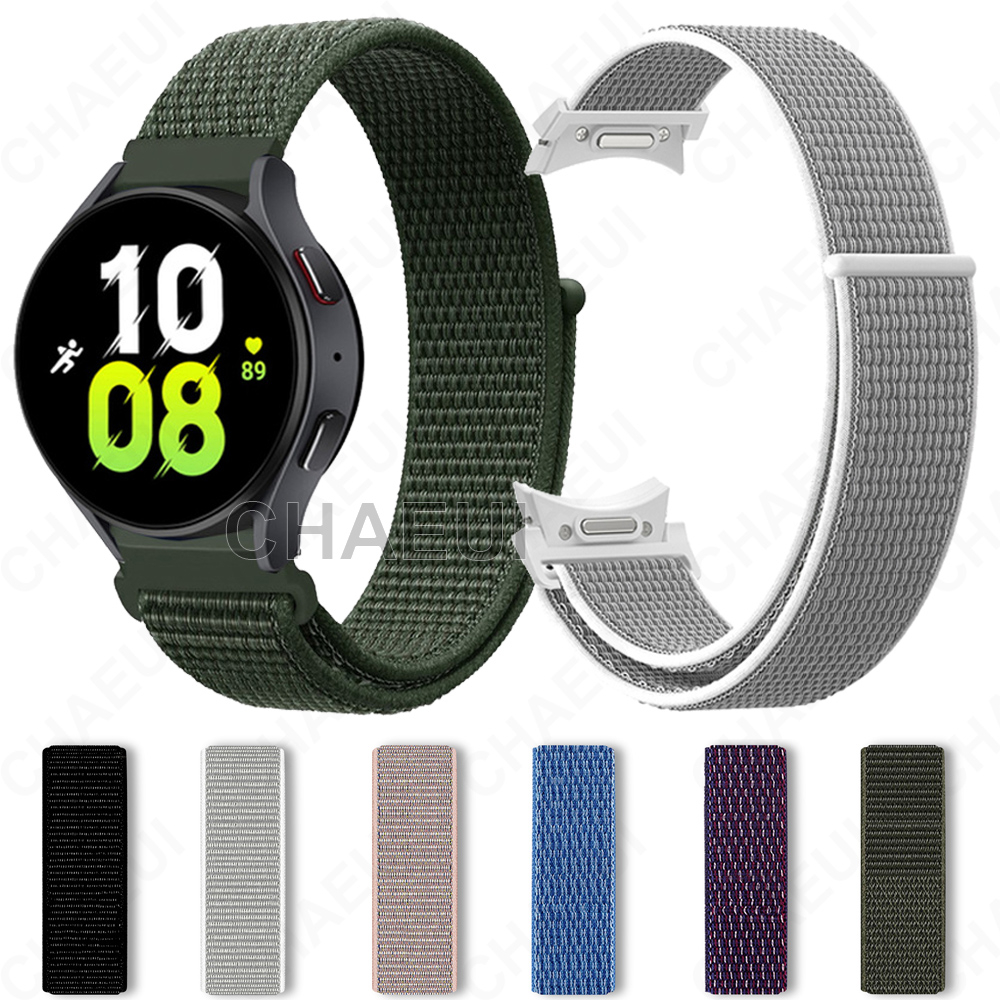 Dây Đeo nylon Cho Đồng Hồ Thông Minh Samsung Galaxy Watch 6 5 Pro 4 44mm 40mm 45mm Classic 47mm 43mm 42mm 46mm