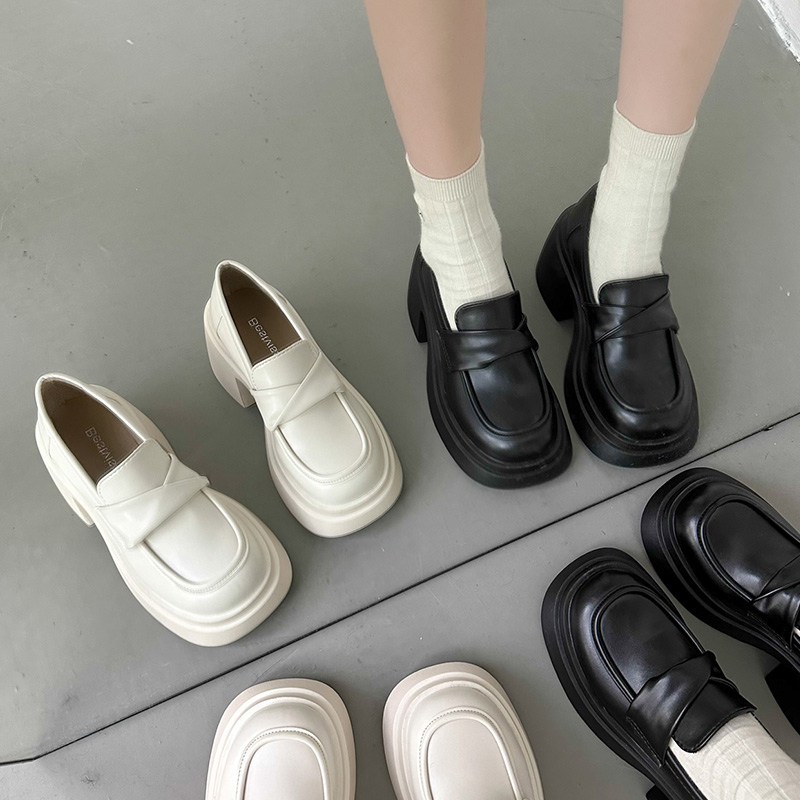 Giày Lười Đế Xuồng Thời Trang vintage Cho Nữ