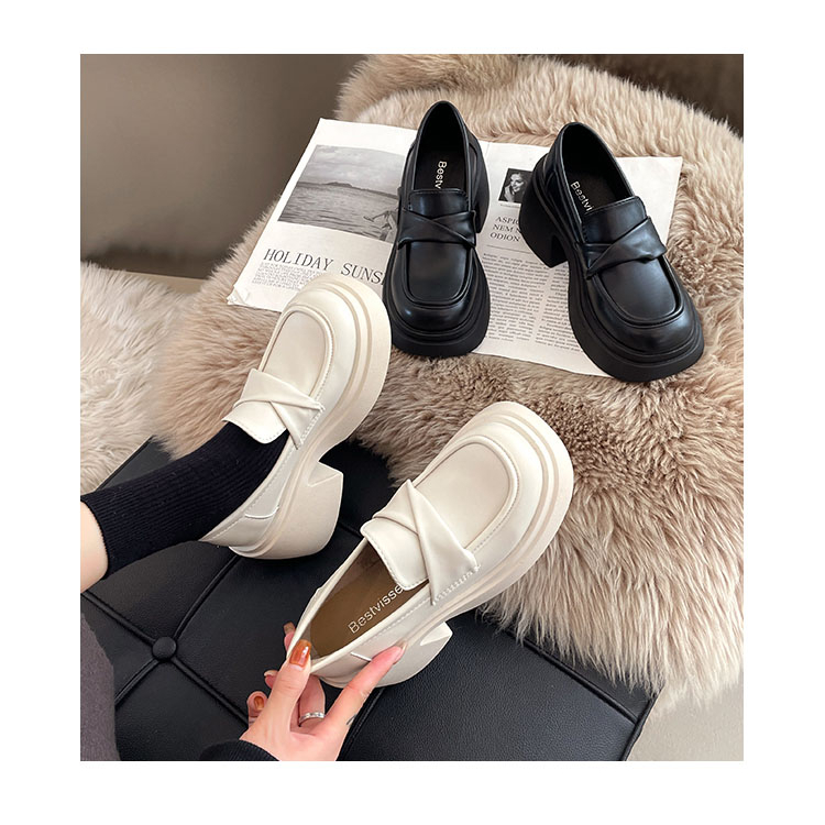 Giày Lười Đế Xuồng Thời Trang vintage Cho Nữ