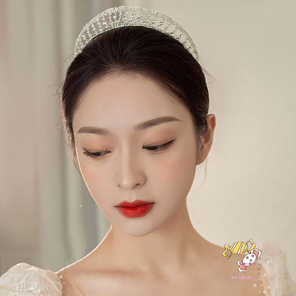 YADORNOS Vương Miện Đính Pha Lê Sang Trọng Dành Cho Nữ