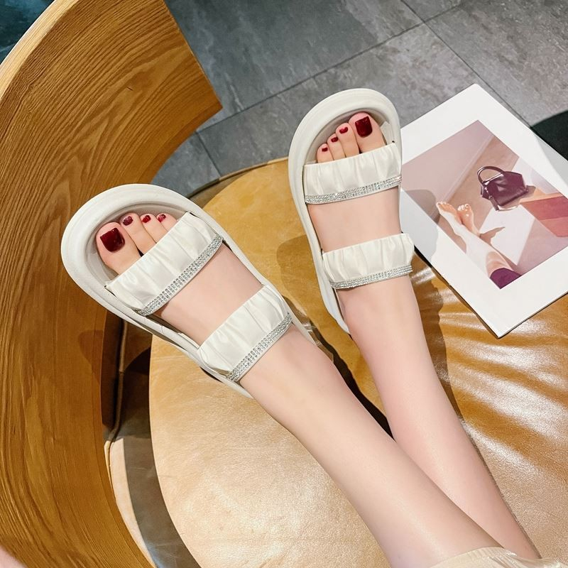 Dép nữ đế cao 5cm Chống Trượt Thời Trang Mùa Hè Cho Nữ