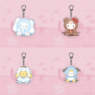 Móc Khóa acrylic Hình sanrio Hoạt Hình Đáng Yêu