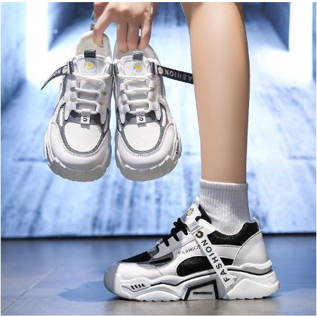 Giày Thể Thao Đế Dày Thoáng Khí Thời Trang Hàn Quốc Cho Nữ