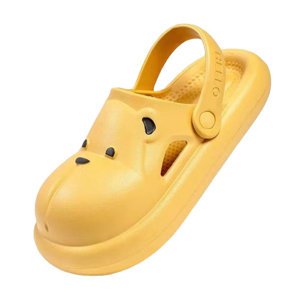 Dép Đi Trong Nhà Đế Dày In Hình Gấu Hoạt Hình Dễ Thương Cho Nữ