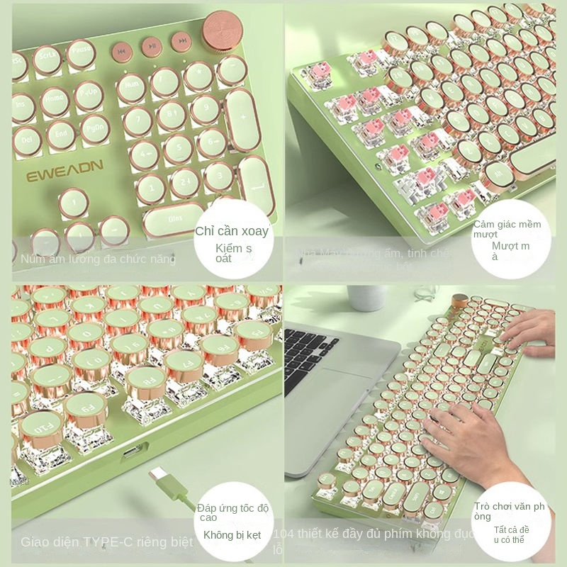 Bàn Phím Cơ Chơi game Có Dây Công Suất Cao