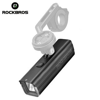 Đèn pha rockbros chống nước ipx6 1500 có thể sạc lại cho xe đạp