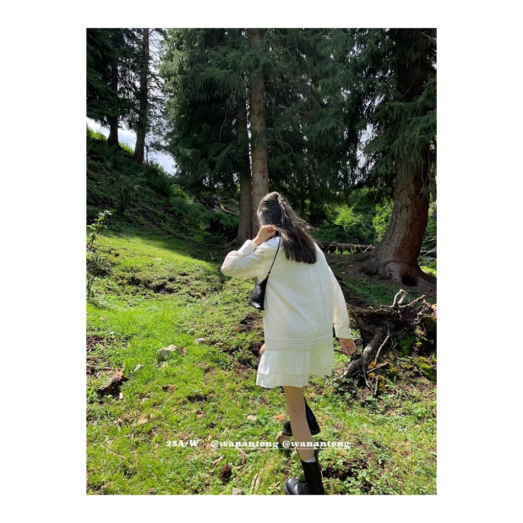 Đầm Sơ Mi Xếp Ly Thiết Kế Xinh Xắn Nữ Tính