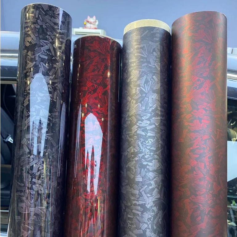 1 Cuộn Phim Dán PET & Edition Bằng Sợi Carbon Tổng Hợp  Cho Xe Hơi / Xe Máy / Xe Đạp DLY Phản Quang