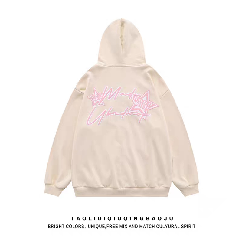 Áo len hoodie cùng kiểu dáng&Áo Thun Tay Lửng Cổ Tròn Dáng Rộng Phong Cách Thời Trang Harajuku Nhật Bản