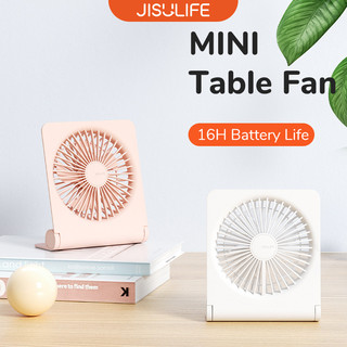 Quạt để bàn JISULIFE thiết kế nhỏ gọn cầm tay dung lượng pin 4500mAh