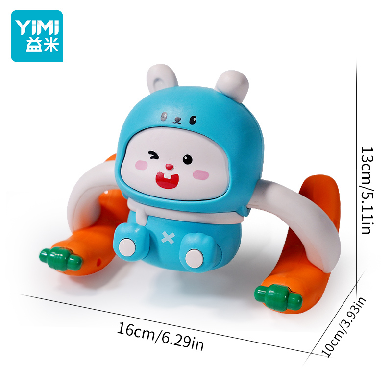 Yimi Đồ Chơi Thỏ Điện Tử Lăn Tay Cho Bé Sơ Sinh