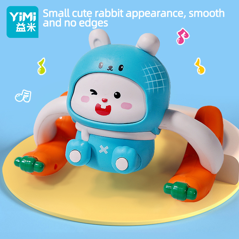 Yimi Đồ Chơi Thỏ Điện Tử Lăn Tay Cho Bé Sơ Sinh