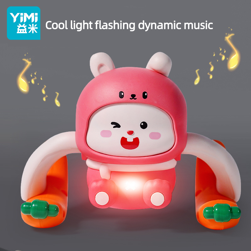 Yimi Đồ Chơi Thỏ Điện Tử Lăn Tay Cho Bé Sơ Sinh