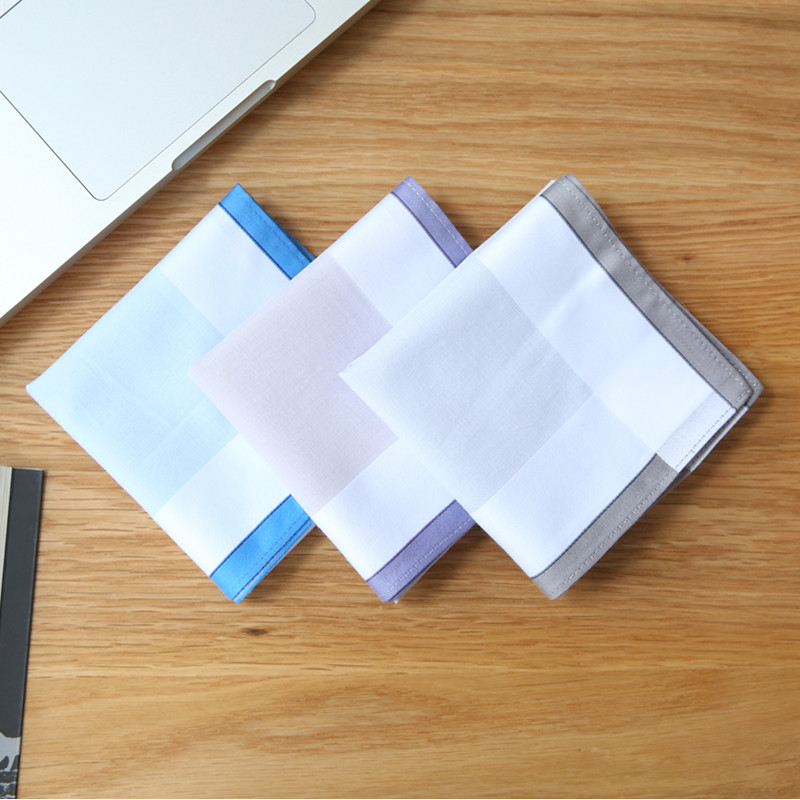 Set 3 khăn tay thấm hút mồ hôi mềm mại 43*43 cm cho nam