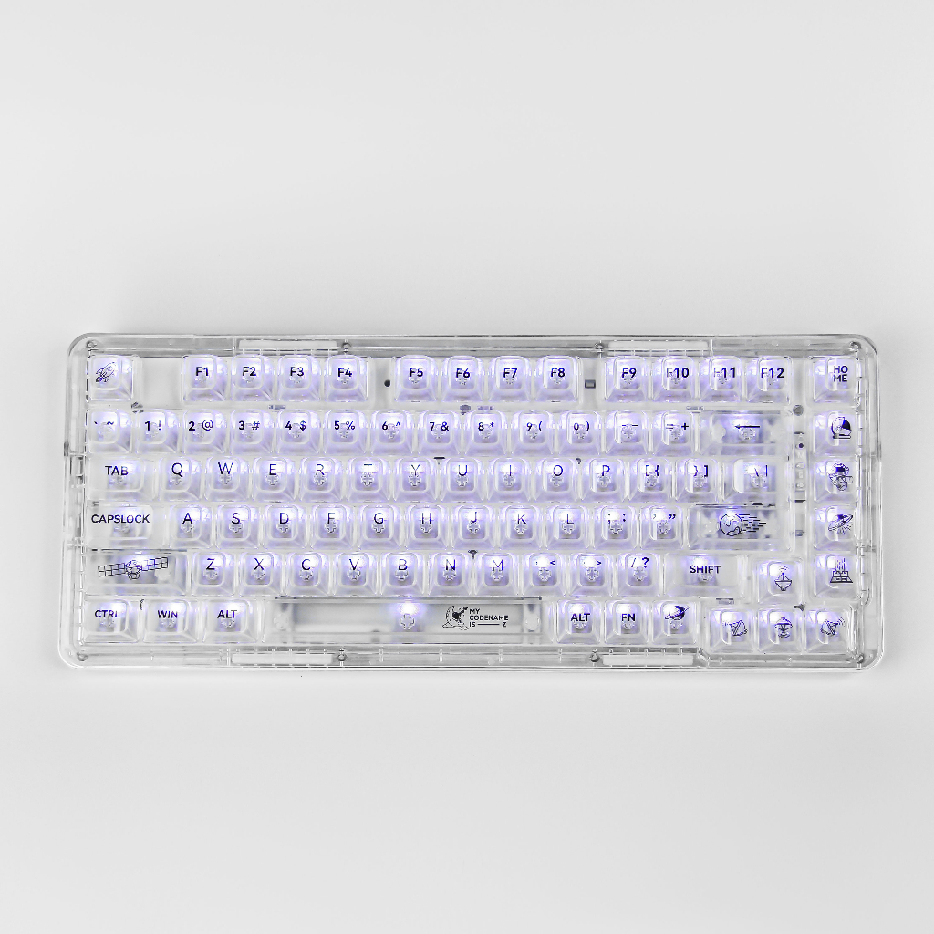 116 phím Keycap trong suốt ABS OEM Profile Bàn phím cơ khí