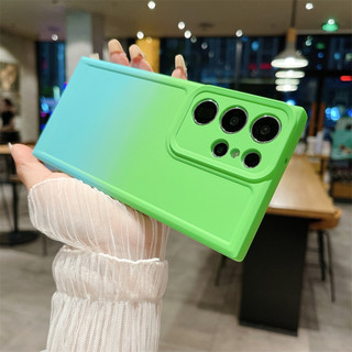 Ôp Điện Thoại tpu Dẻo Màu gradient Mỏng Nhẹ Bảo Vệ camera Cho samsung galaxy s22 plus s23 ultra s21 fe note 20 Ốp