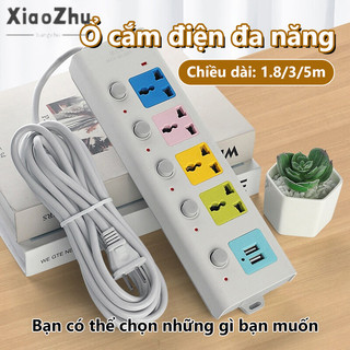 xiaozhubangchu Ổ cắm đa chức năng thông minh công suất cao cắm bảng đa công tắc USB dây ổ cắm bảng tiêu chuẩn Châu Âu
