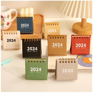 1pc Lịch Năm 2024 Mini Để Bàn Thiết Kế Đơn Giản