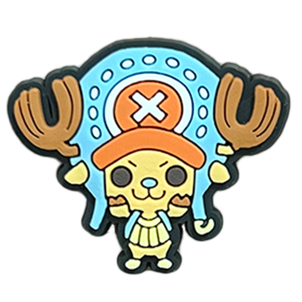 1 Phụ Kiện Trang Trí Dép crocs Hình Nhân Vật Hoạt Hình one piece