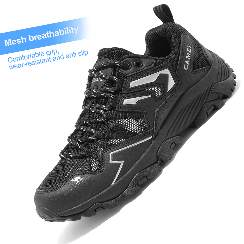 Giày Thể Thao Leo Núi Phối Lưới Thoáng Khí