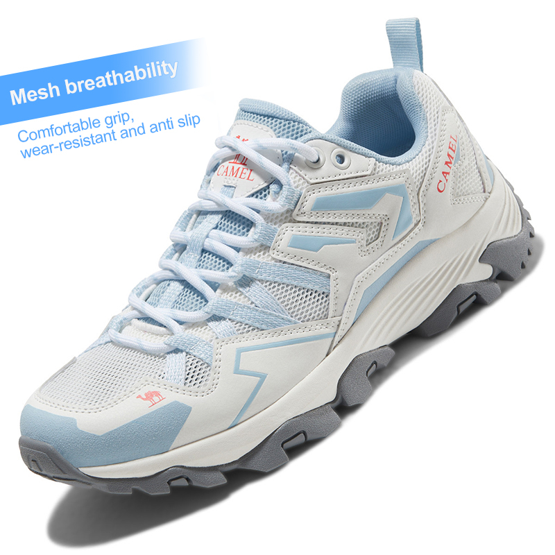 Giày Thể Thao Leo Núi Phối Lưới Thoáng Khí