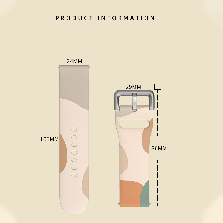 Dây Đeo Silicon Họa Tiết Cầu Vồng Cho Đồng Hồ Thông Minh xiaomi redmi watch 3 redmi watch 3