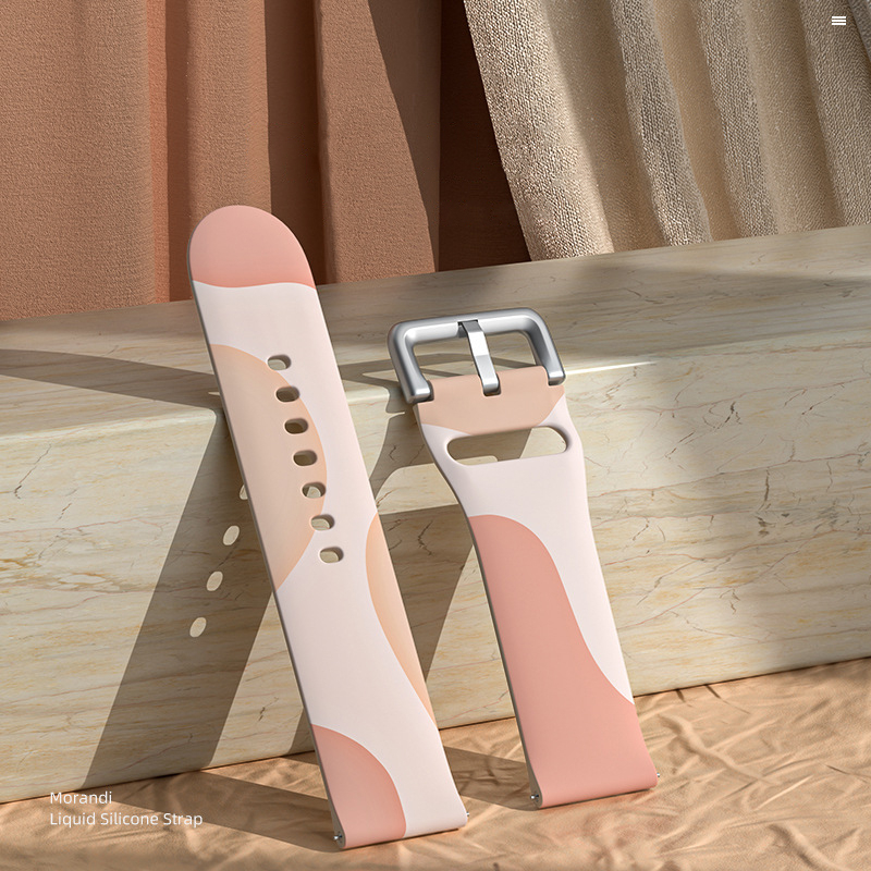 Dây Đeo Silicon Họa Tiết Cầu Vồng Cho Đồng Hồ Thông Minh xiaomi redmi watch 3 redmi watch 3