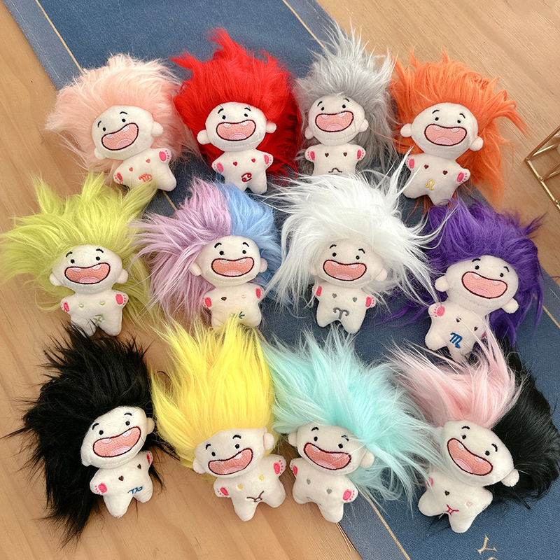 Búp Bê Nhồi Bông Cotton 10cm Ngộ Nghĩnh Đáng Yêu 12 Cung Hoàng Đạo 4-Inch Dễ Thương dreamdiary