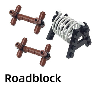 Moc đồ chơi lắp ráp mô hình đường ray xe quân đội sáng tạo