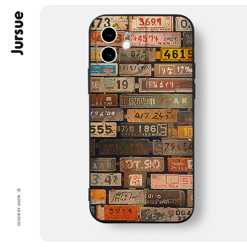 Ốp lưng JURSUE đơn giản dẻo thường Cho iPhone 17 16 15 14 13 12 11 Pro Max SE 2020 X XR XS ip 8 7 Pl