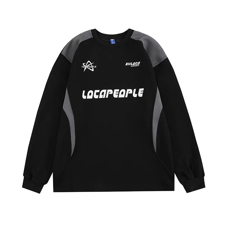 Áo Sweater Cổ Tròn Dáng Rộng Phong Cách Đường Phố Mỹ Thời Trang Mùa Hè Mới 2023