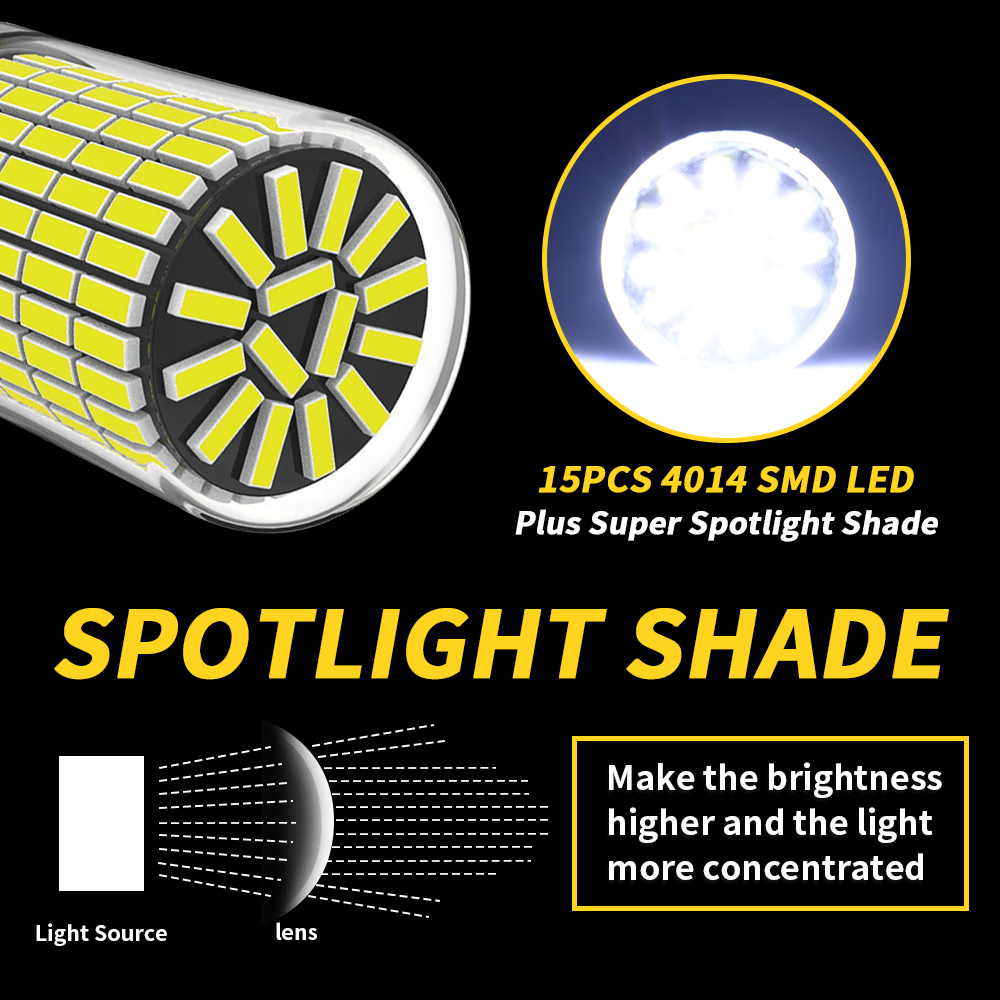 Bóng Đèn 1156 led 1156 bau15s py21w 1157 bay15d p21-5w t20 7440 w21w 7443 w21-5w led Tín Hiệu Siêu Sáng 4014 150smd