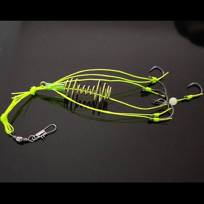 4 lưỡi câu cá, lưỡi lăng xê  xanh chất lượng đủ kích thước