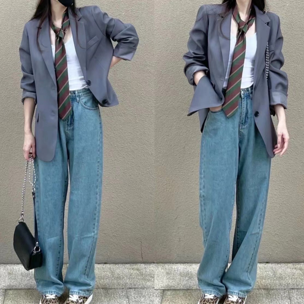 Cà Vạt Lụa Sọc Ca Rô Thời Trang Cho Nam Nữ