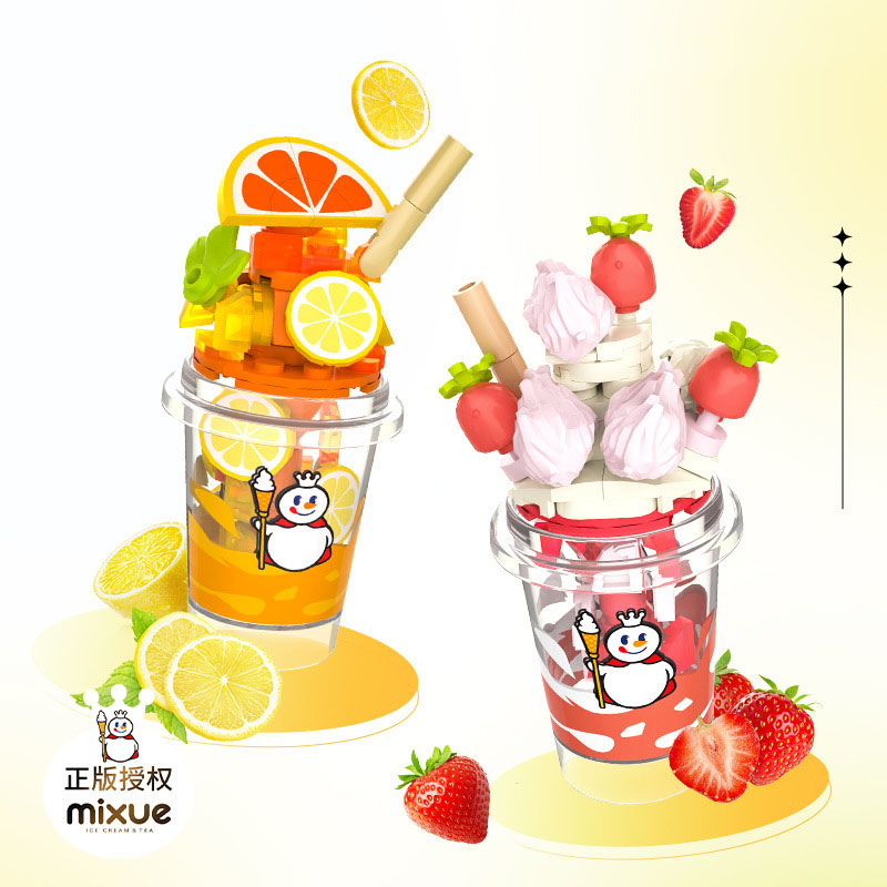 Bộ Đồ Chơi Lắp Ráp Trà Sữa Cho Bé