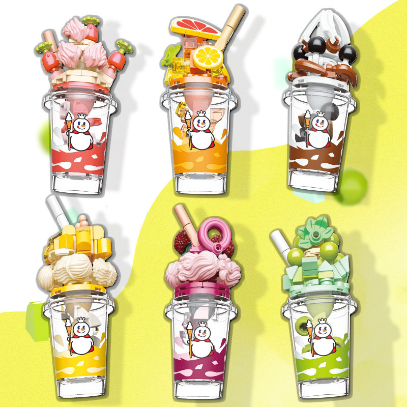 Bộ Đồ Chơi Lắp Ráp Trà Sữa Cho Bé