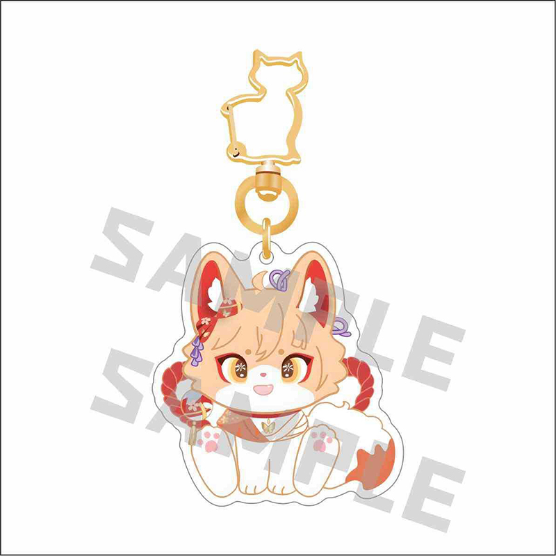 Wander Mặt Dây Chuyền acrylic Hình Mèo genshin Impreza xiao nahida