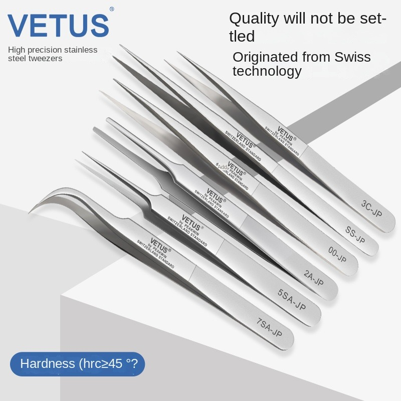 Vetus Nhíp Kẹp Bằng Thép Không Gỉ Độ Chính Xác Cao Không Độ Chính Xác Cao